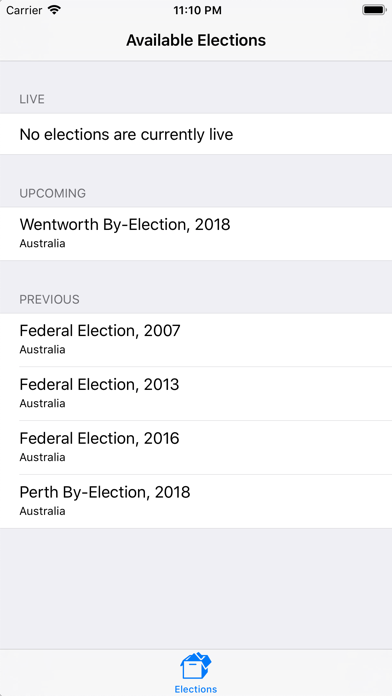 PollMob: Live election results screenshot 2