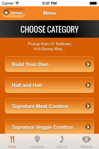 Zeeks Mobile Ordering screenshot 3