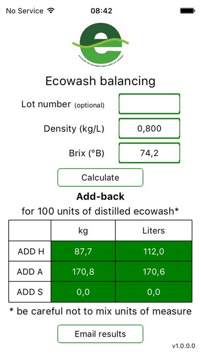 ECOWASH Balancing Kit screenshot 3