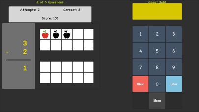 Subtraction Tutor screenshot 2