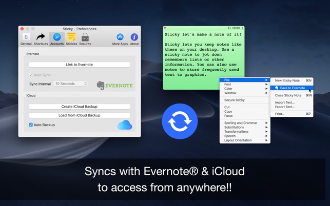 Evernote sticky notes for mac