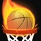 Tap to jump, keep shooting hoops, and Get on fire while slam dunk