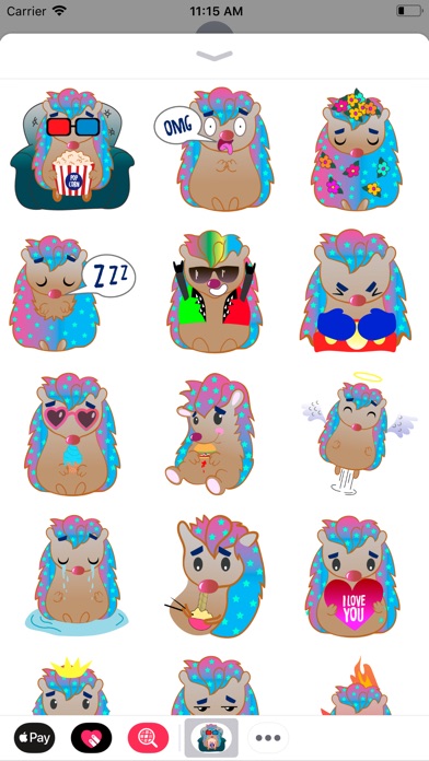 Quilly Stickers for iMessage screenshot 2