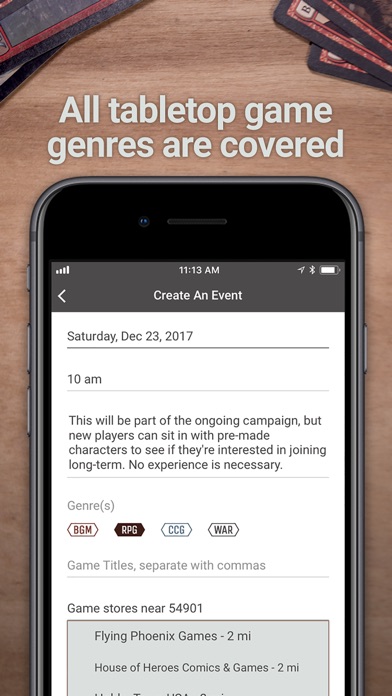 GameFor - Game Event Finder screenshot 4