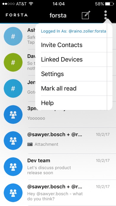 Forsta Secure Messenger screenshot 2