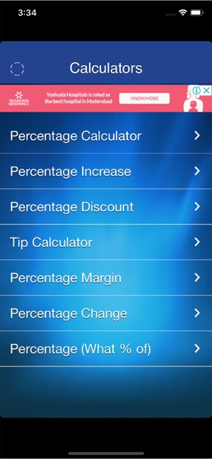 Percentage Calculators