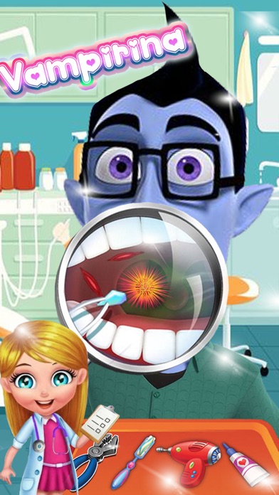 Vampirina Dentist game screenshot 2