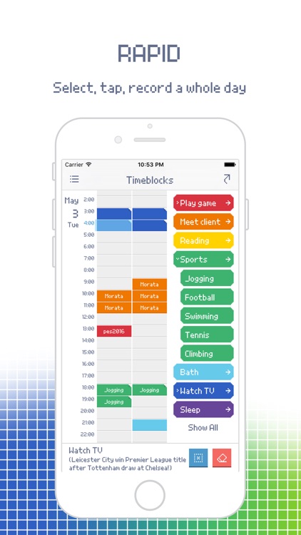 BlockyTime - Track your time no need to Start/Stop