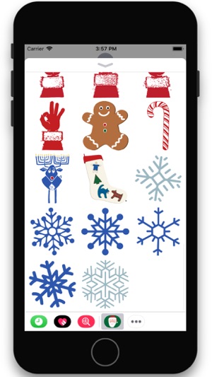 Santa Smiles Sticker Pack(圖4)-速報App