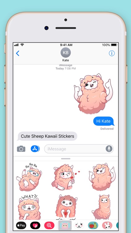 Cute Sheep Kawaii Stickers