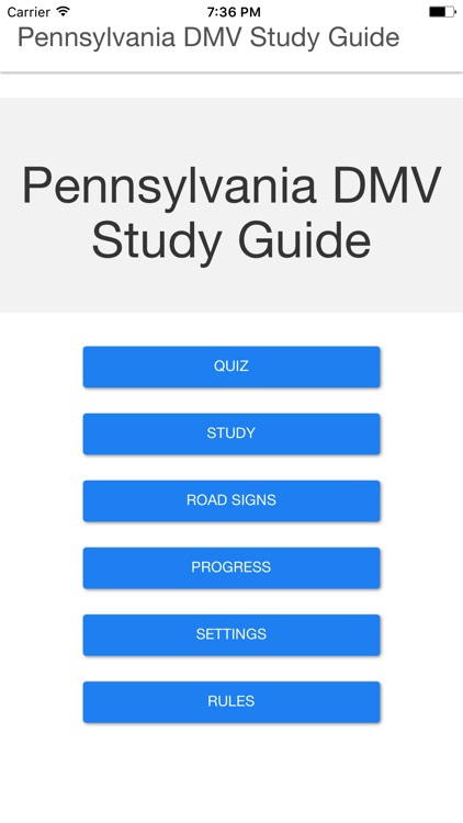 Pennsylvania DMV Study Guide