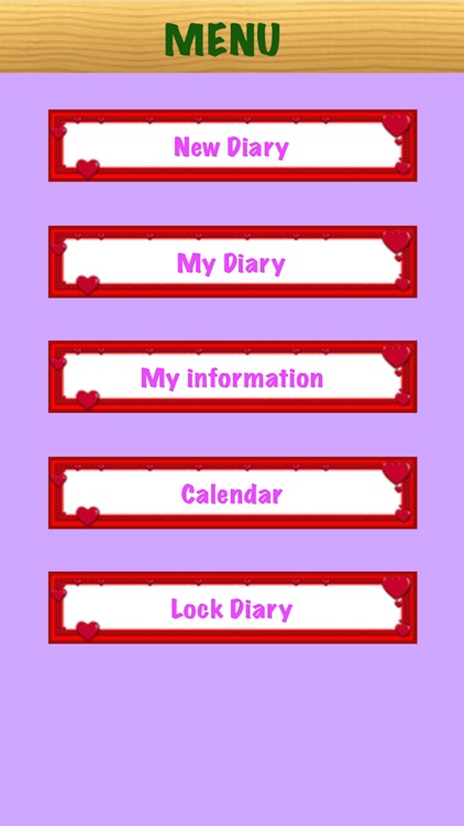 Diary Lovely - Store My Life !