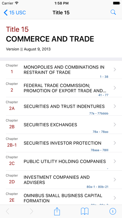 How to cancel & delete 15 USC - Commerce and Trade (LawStack Series) from iphone & ipad 1