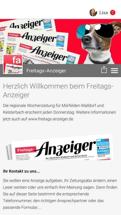 Freitags-Anzeiger