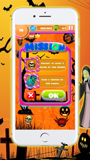 Zombie Match 4 Halloween Game(圖3)-速報App