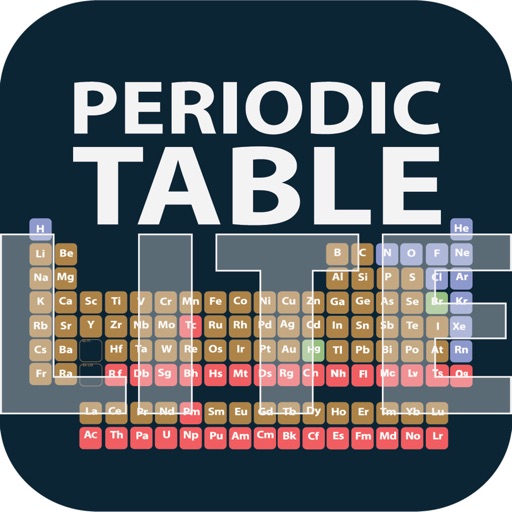 Periodic Table English Lite iOS App