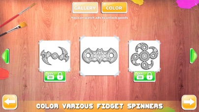 How to cancel & delete Fidget Spinner - Coloring Book from iphone & ipad 1