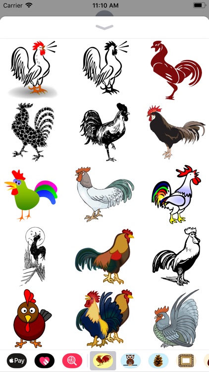 Raucous Rooster Stickers