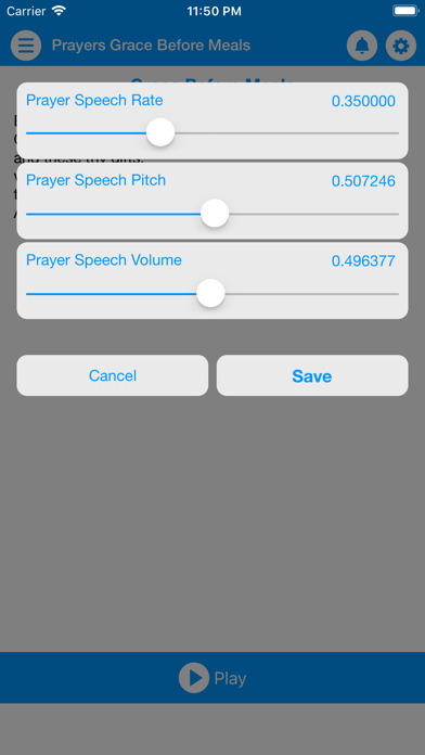 Prayers Grace Before Meals screenshot 3