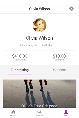 JustGiving screenshot 4