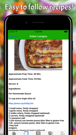 Gluten Free Recipe Book Pro(圖3)-速報App