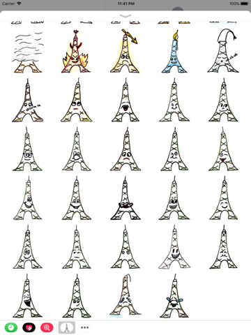 Eiffel-Sticker screenshot 3