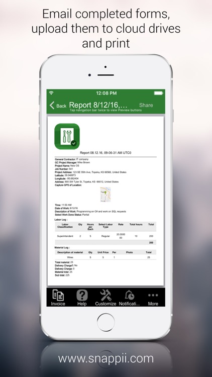 Work Order Invoice screenshot-4