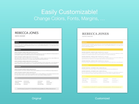 Resume Templates (for Pages) screenshot 3