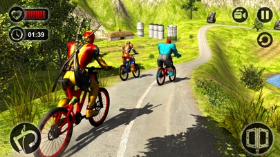Offroad Superhero Bicycle Race screenshot 2