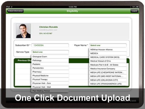 In Touch EMR screenshot 4