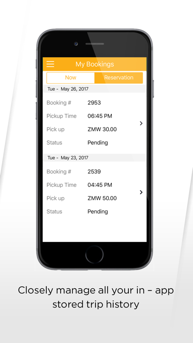 Muji Taxis app for passengers screenshot 4