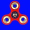 A virtual version of the popular Fidget Spinner, a school and office toy that helps focus attention and relieve stress