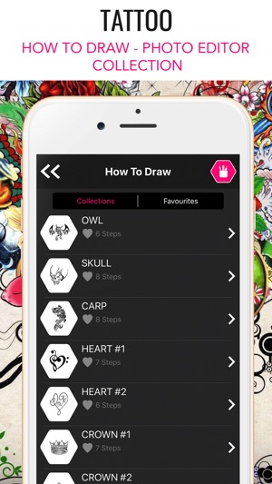 Tattoo : How to Draw & Editor(圖2)-速報App