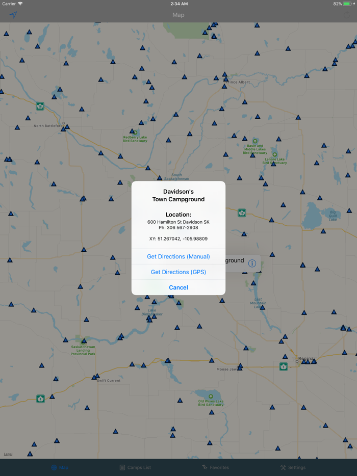 Saskatchewan – Camping  RV