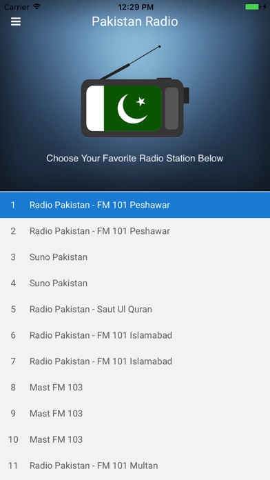 Pakistan Radio Station FM Live screenshot 2