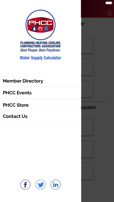 PHCC Water Supply Calculator screenshot 3