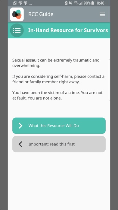 Rape Crisis Counseling screenshot 4