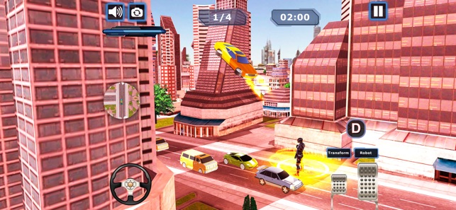 Real Robot Flying Car Fighting(圖2)-速報App