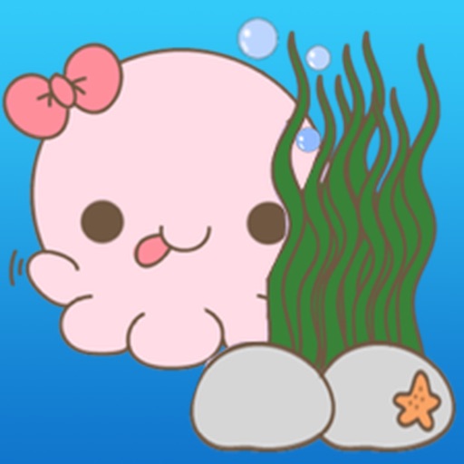 Adorable Octopus Sticker icon