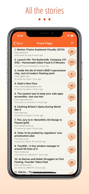 Hacker News Reader(圖1)-速報App