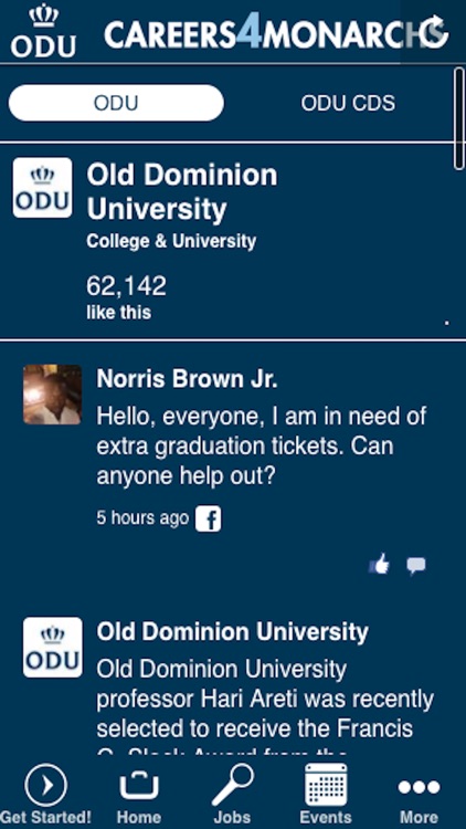 ODU CAREERS4MONARCHS