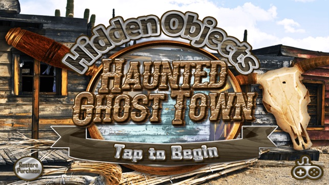 Hidden Objects Ghost Town Time