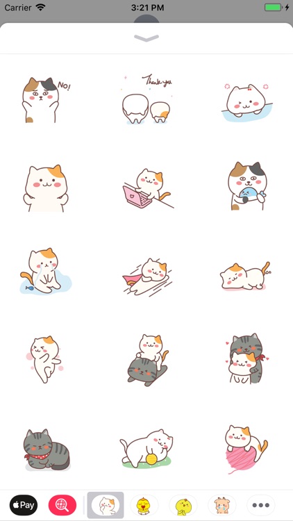 Kitty Tabby In Home Stickers