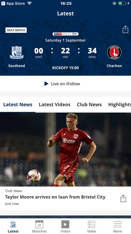 Southend United Official App