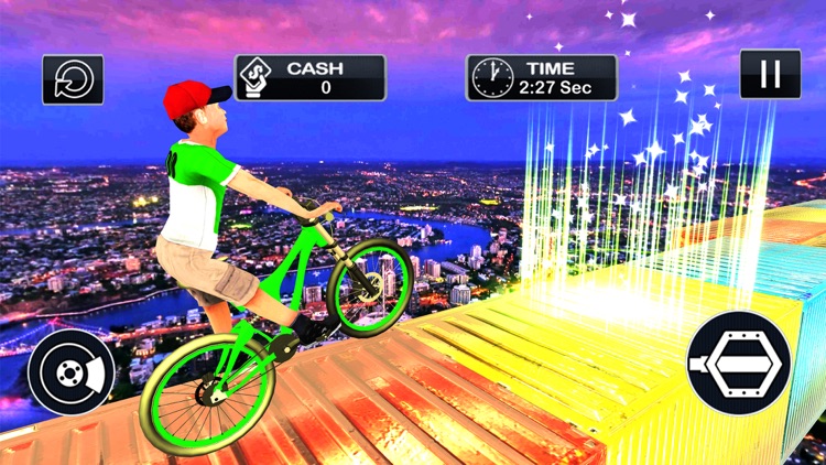 Impossible Bicycle Track Stunt