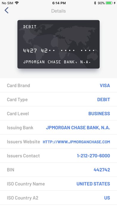 BIN Check: Credit Card Checkerのおすすめ画像2