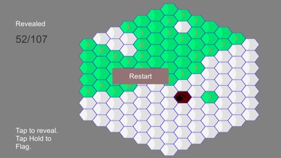 Hexagonal Minesweeper screenshot 3