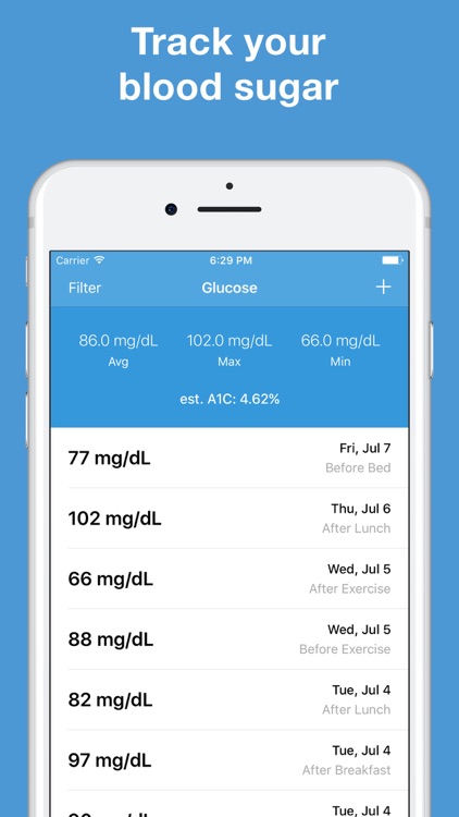 Glucose - Blood Sugar Tracker