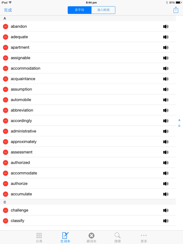 MBA联考大纲英语核心词汇HD