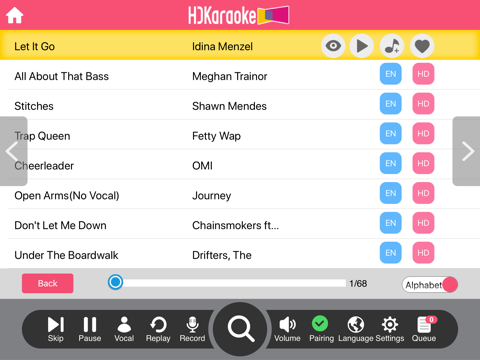 HDKaraoke Control for iPad screenshot 3